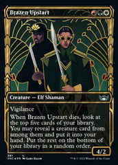 Brazen Upstart (Showcase Golden Age Gilded Foil) [Streets of New Capenna]