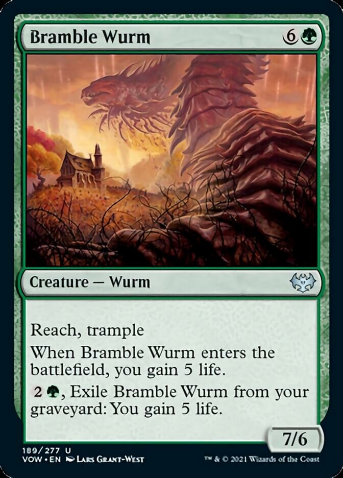 Bramble Wurm [Innistrad: Crimson Vow] | Rook's Games and More