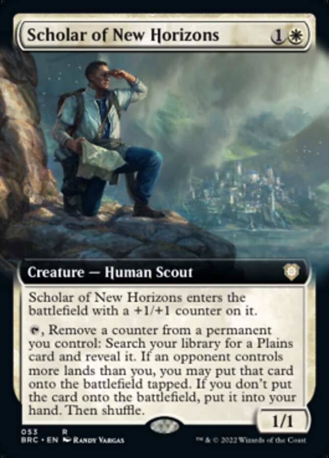 Scholar of New Horizons (Extended Art) [The Brothers' War Commander] | Rook's Games and More