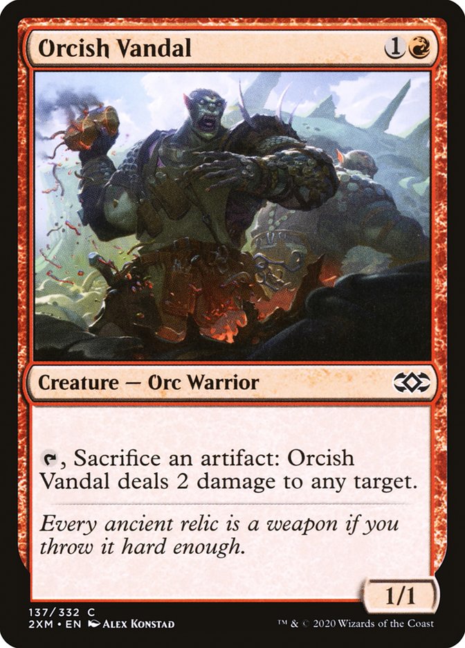 Orcish Vandal [Double Masters] | Rook's Games and More