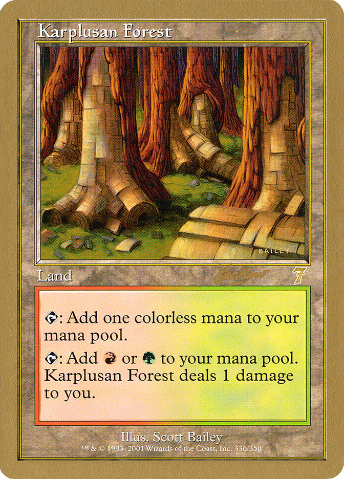 Karplusan Forest (Sim Han How) [World Championship Decks 2002] | Rook's Games and More