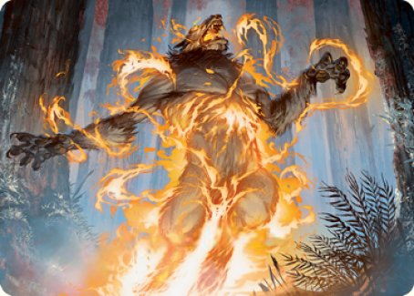 Burn the Accursed Art Card [Innistrad: Midnight Hunt Art Series] | Rook's Games and More