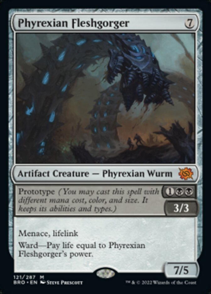 Phyrexian Fleshgorger (Promo Pack) [The Brothers' War Promos] | Rook's Games and More
