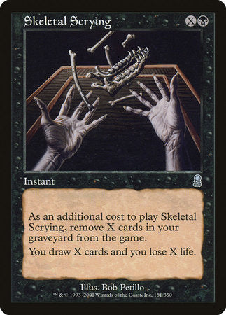 Skeletal Scrying [Odyssey] | Rook's Games and More