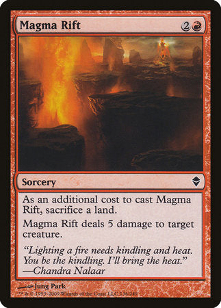 Magma Rift [Zendikar] | Rook's Games and More