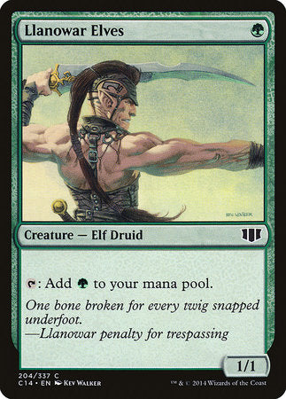 Llanowar Elves [Commander 2014] | Rook's Games and More