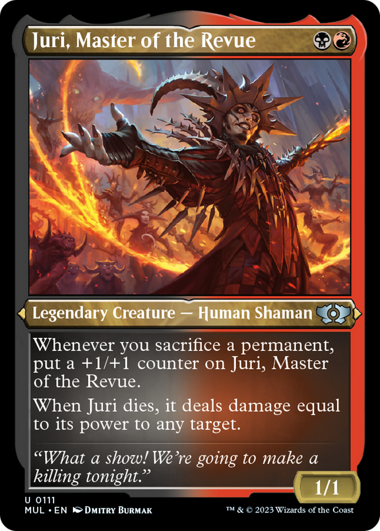 Juri, Master of the Revue (Foil Etched) [Multiverse Legends] | Rook's Games and More