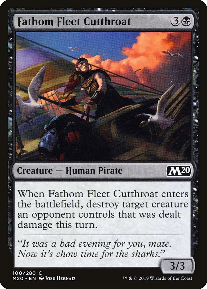 Fathom Fleet Cutthroat [Core Set 2020] | Rook's Games and More