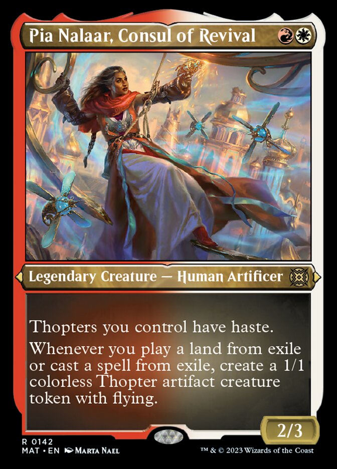 Pia Nalaar, Consul of Revival (Foil Etched) [March of the Machine: The Aftermath] | Rook's Games and More