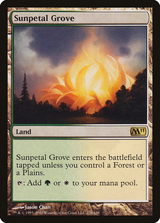 Sunpetal Grove [Magic 2011] | Rook's Games and More