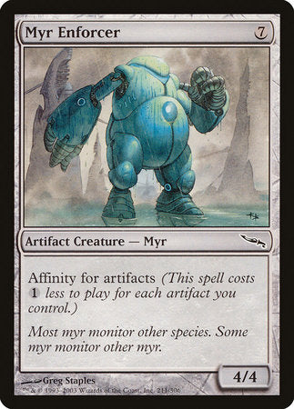 Myr Enforcer [Mirrodin] | Rook's Games and More