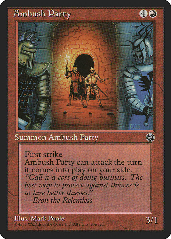 Ambush Party (Eron Flavor Text) [Homelands] | Rook's Games and More