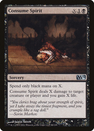 Consume Spirit [Magic 2012] | Rook's Games and More