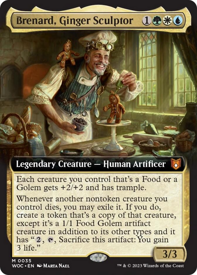 Brenard, Ginger Sculptor (Extended Art) [Wilds of Eldraine Commander] | Rook's Games and More