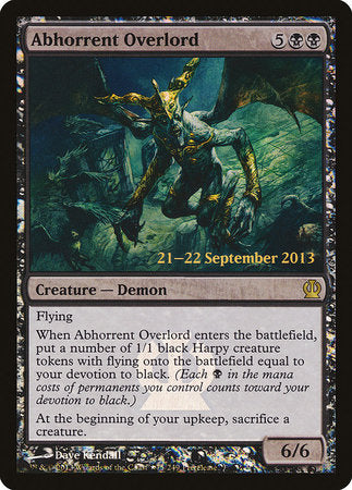 Abhorrent Overlord [Theros Promos] | Rook's Games and More