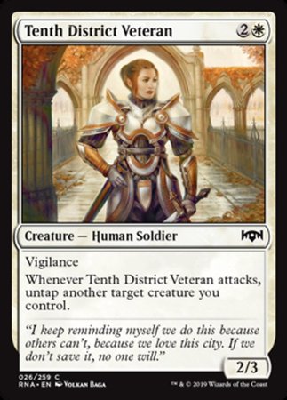 Tenth District Veteran [Ravnica Allegiance] | Rook's Games and More