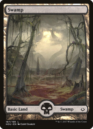 Swamp (187) - Full Art [Hour of Devastation] | Rook's Games and More