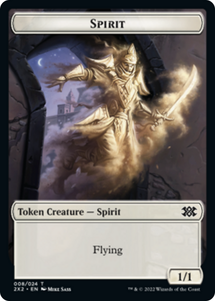 Egg // Spirit Double-sided Token [Double Masters 2022 Tokens] | Rook's Games and More