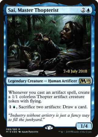 Sai, Master Thopterist [Core Set 2019 Promos] | Rook's Games and More