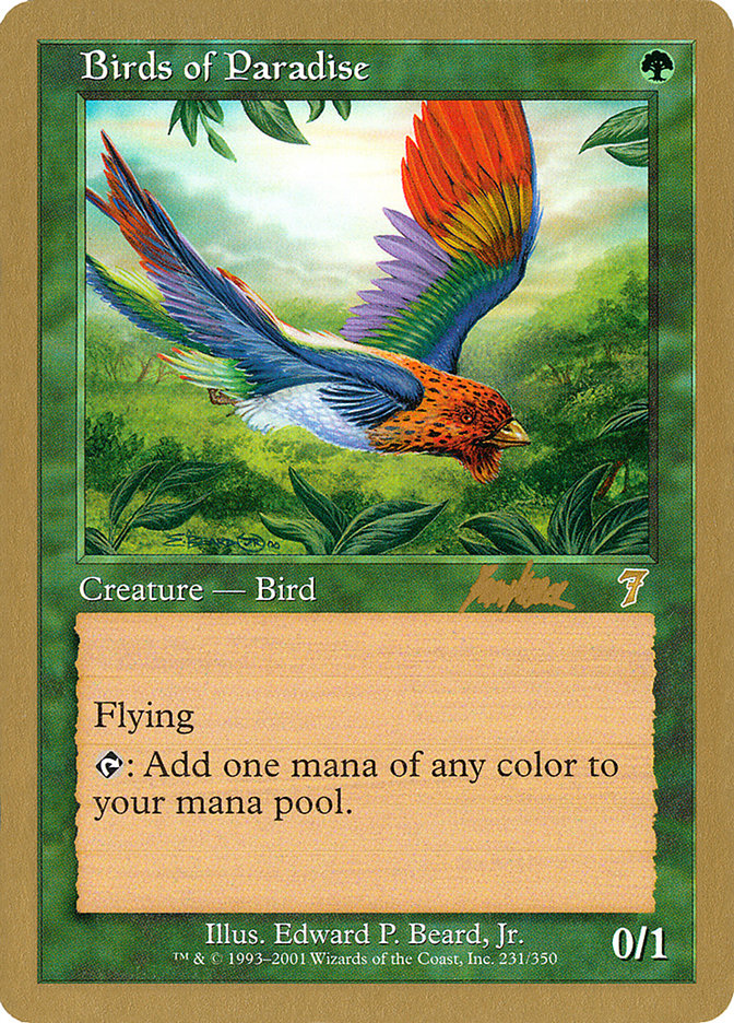 Birds of Paradise (Brian Kibler) [World Championship Decks 2002] | Rook's Games and More