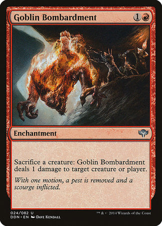 Goblin Bombardment [Duel Decks: Speed vs. Cunning] | Rook's Games and More