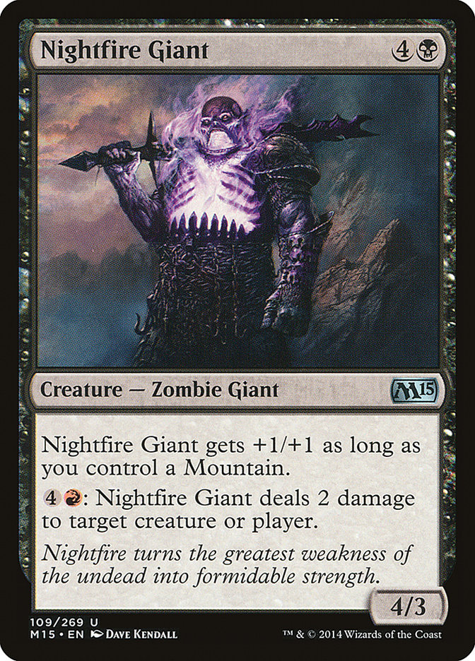 Nightfire Giant [Magic 2015] | Rook's Games and More