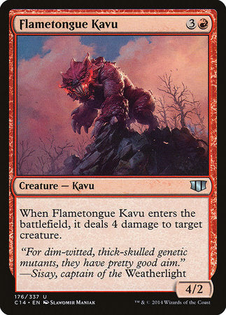 Flametongue Kavu [Commander 2014] | Rook's Games and More