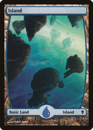 Island (234) - Full Art [Zendikar] | Rook's Games and More