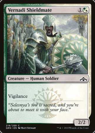 Vernadi Shieldmate [Guilds of Ravnica] | Rook's Games and More