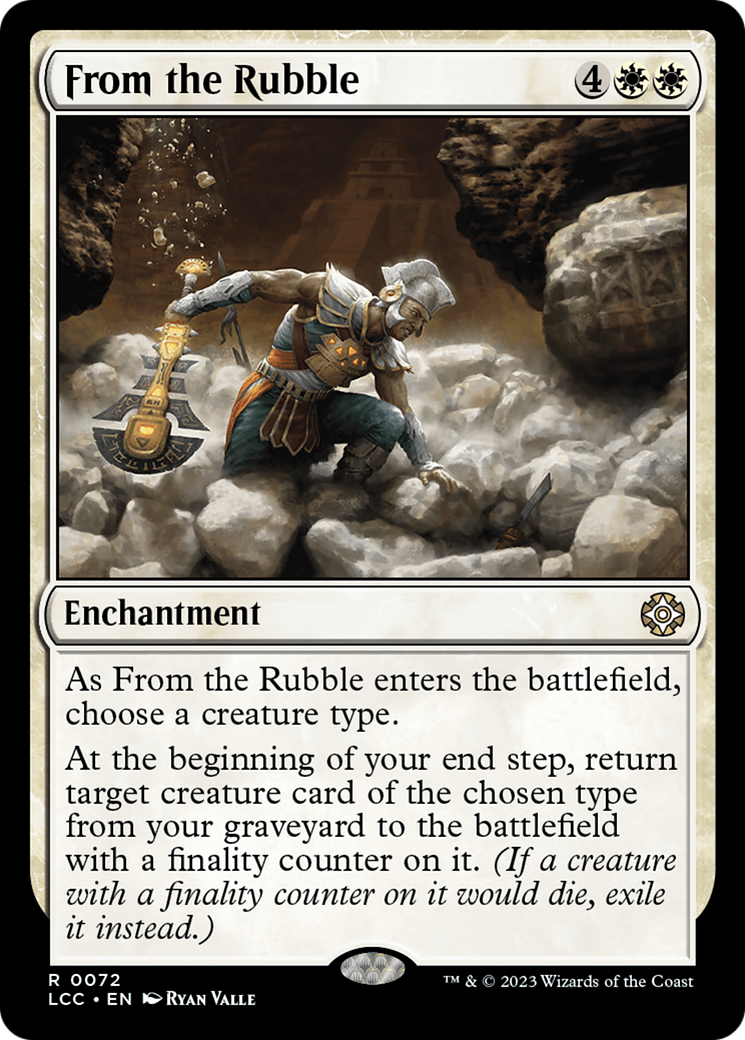 From the Rubble [The Lost Caverns of Ixalan Commander] | Rook's Games and More