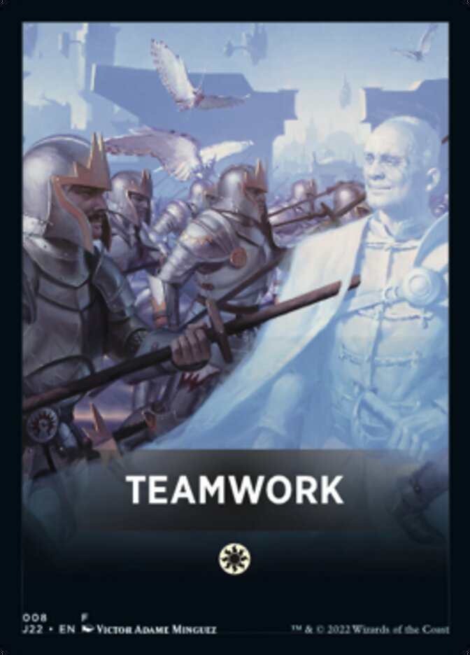 Teamwork Theme Card [Jumpstart 2022 Front Cards] | Rook's Games and More