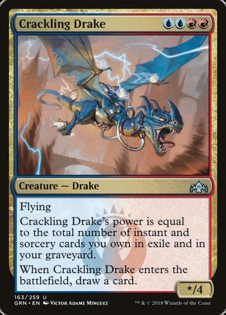 Crackling Drake [Guilds of Ravnica] | Rook's Games and More