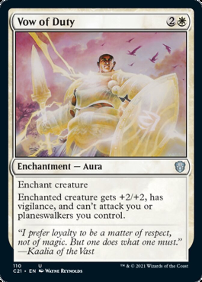 Vow of Duty [Commander 2021] | Rook's Games and More
