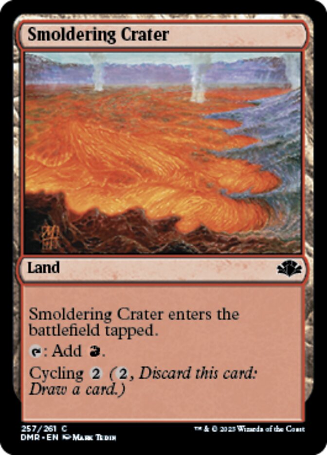 Smoldering Crater [Dominaria Remastered] | Rook's Games and More