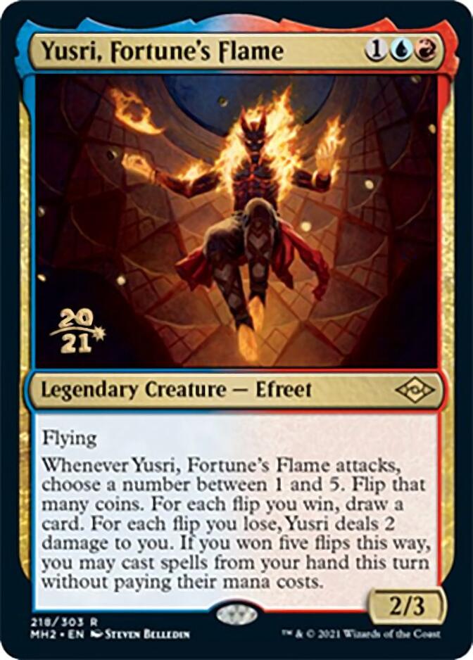 Yusri, Fortune's Flame [Modern Horizons 2 Prerelease Promos] | Rook's Games and More