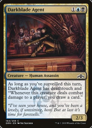 Darkblade Agent [Guilds of Ravnica] | Rook's Games and More