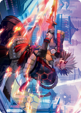 Isshin, Two Heavens as One 2 Art Card [Kamigawa: Neon Dynasty Art Series] | Rook's Games and More