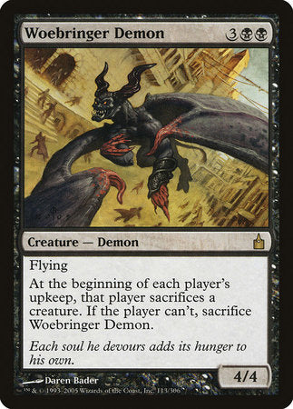 Woebringer Demon [Ravnica: City of Guilds] | Rook's Games and More