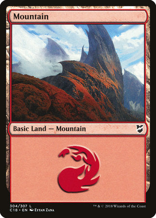 Mountain (304) [Commander 2018] | Rook's Games and More