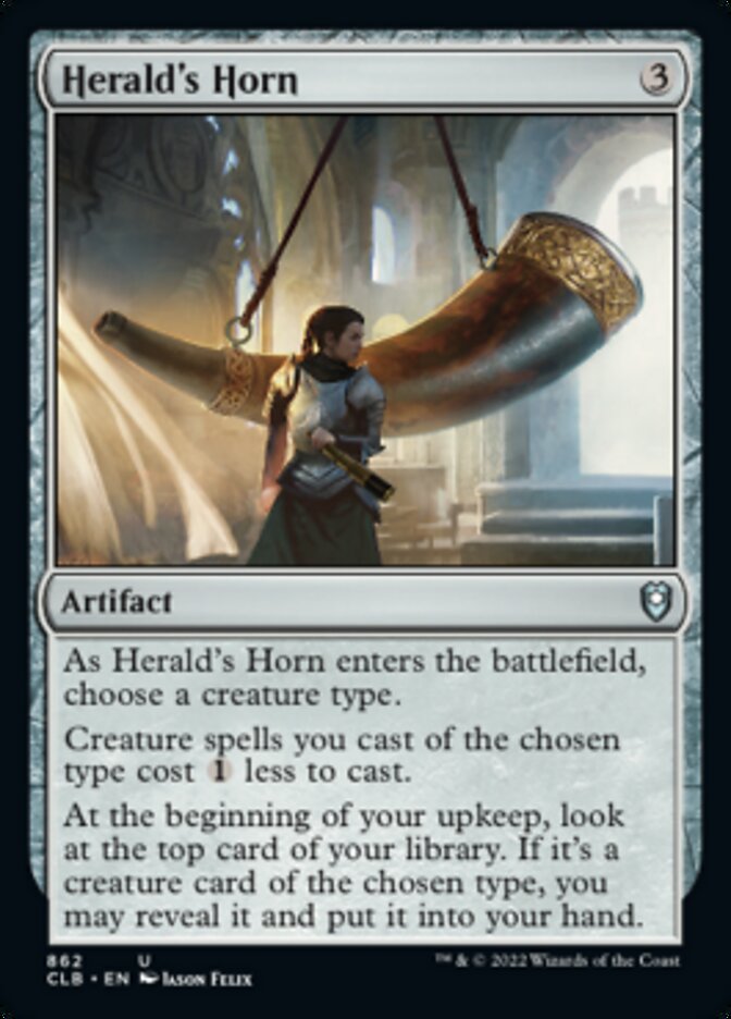 Herald's Horn [Commander Legends: Battle for Baldur's Gate] | Rook's Games and More