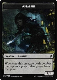 Assassin // Morph Double-sided Token [Commander 2019 Tokens] | Rook's Games and More