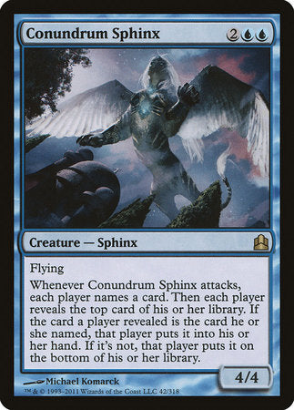 Conundrum Sphinx [Commander 2011] | Rook's Games and More