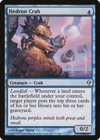 Hedron Crab [Zendikar] | Rook's Games and More
