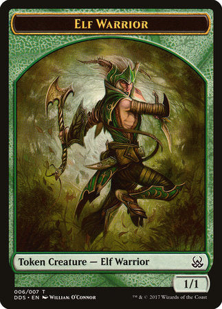 Elf Warrior Token [Duel Decks: Mind vs. Might Tokens] | Rook's Games and More