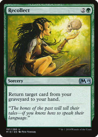 Recollect [Core Set 2019] | Rook's Games and More