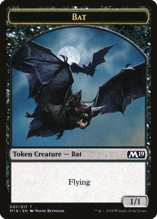Bat Token [Core Set 2019 Tokens] | Rook's Games and More