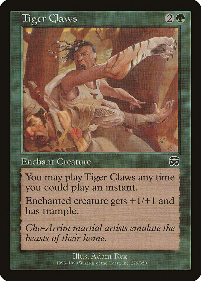 Tiger Claws [Mercadian Masques] | Rook's Games and More