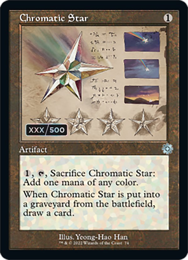 Chromatic Star (Retro Schematic) (Serial Numbered) [The Brothers' War Retro Artifacts] | Rook's Games and More