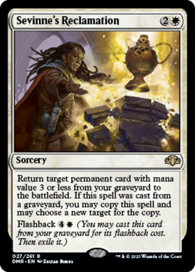 Sevinne's Reclamation [Dominaria Remastered] | Rook's Games and More