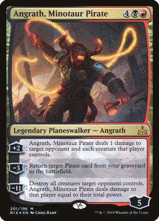 Angrath, Minotaur Pirate [Rivals of Ixalan] | Rook's Games and More